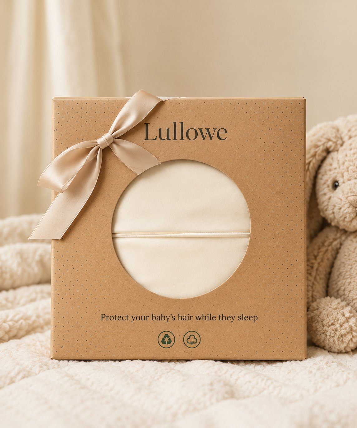 Baby Crib Sheet Soft Beige