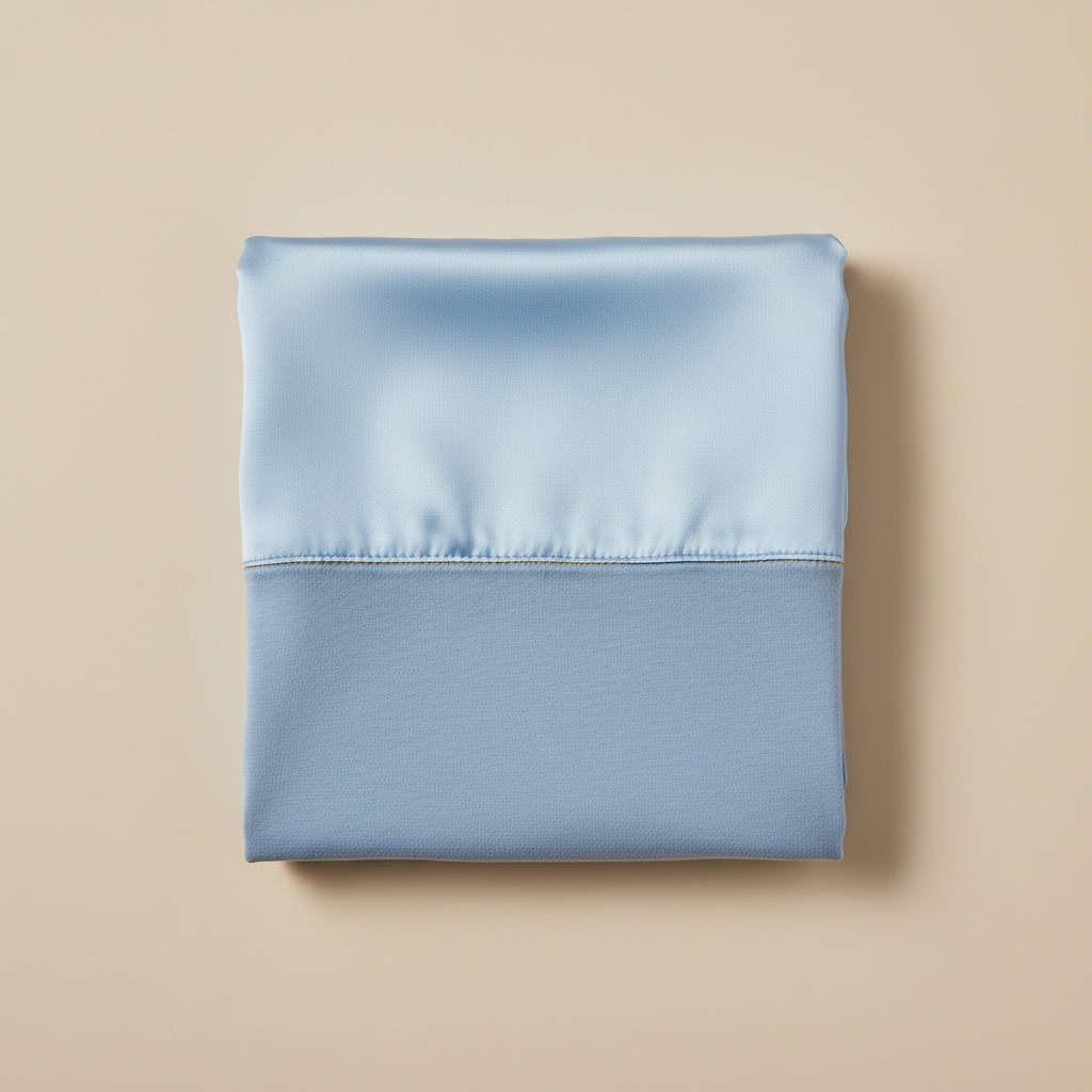 Baby Crib Sheet Soft Blue